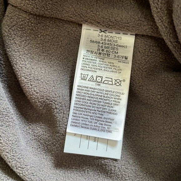 GAP BABY Bunting 3-6M - Picture 5 of 5